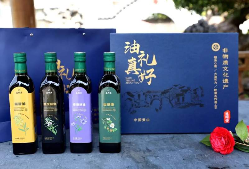  承千年徽州古法的木榨菜籽油